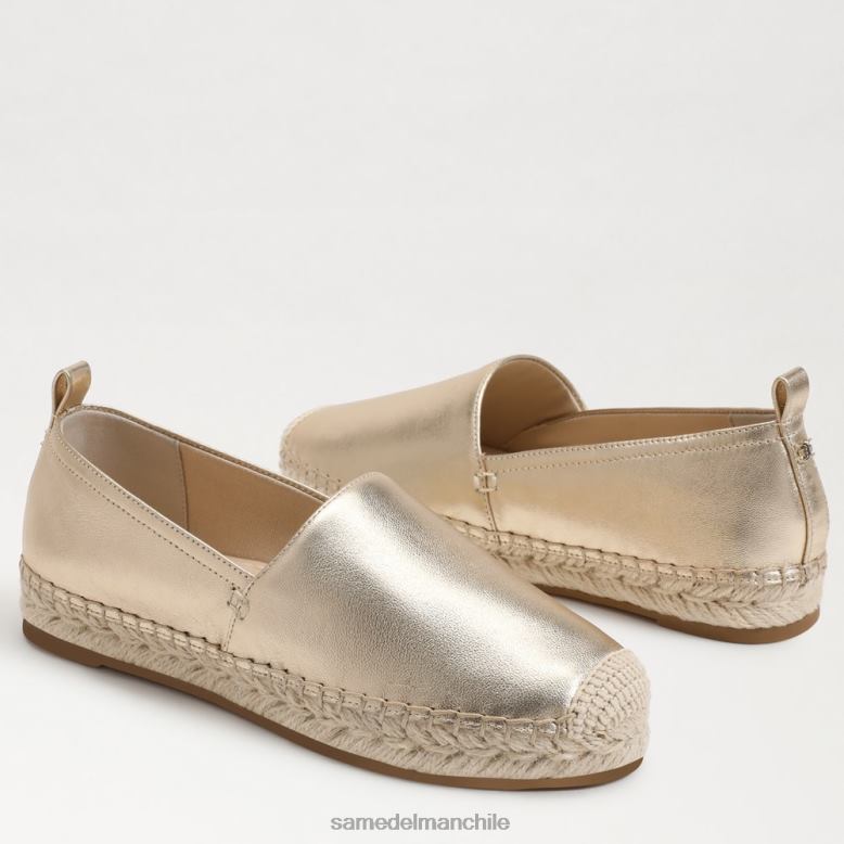 Sam Edelman P802J278 calzado hoja de oro mujer alpargata krista
