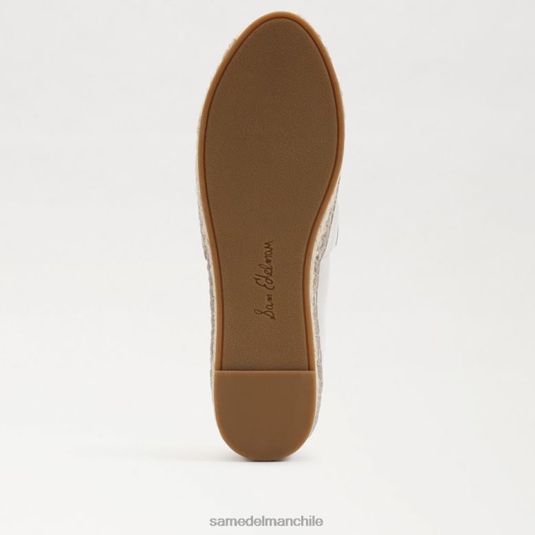 Sam Edelman P802J279 calzado blanco brillante mujer alpargata krista
