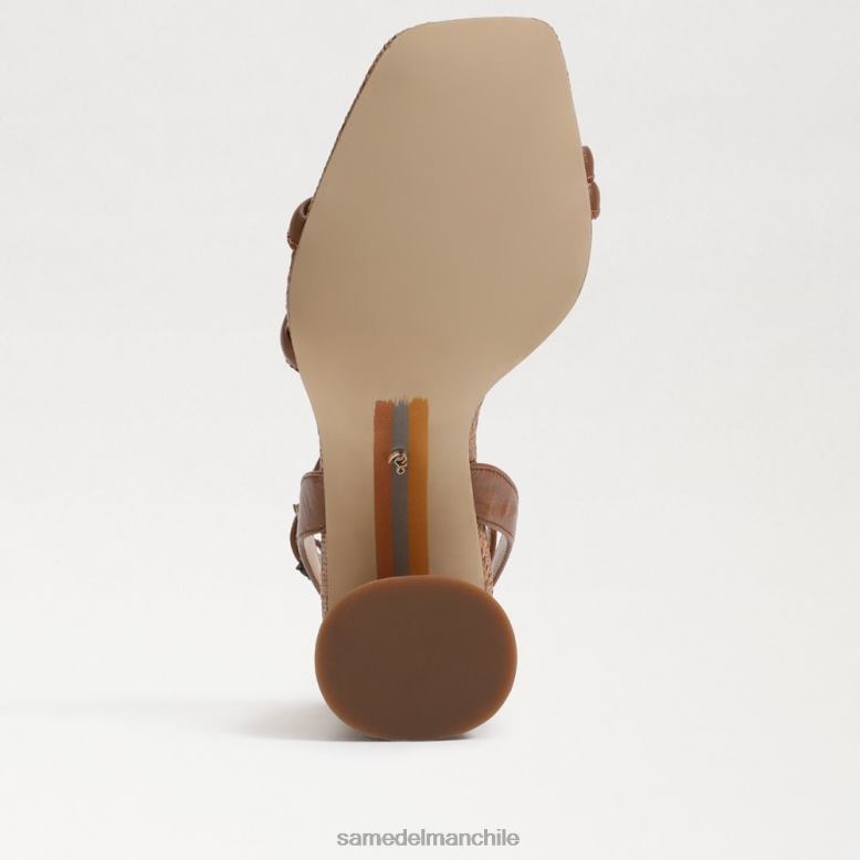 Sam Edelman P802J109 calzado coñac rico mujer sandalia kia tacon bloque