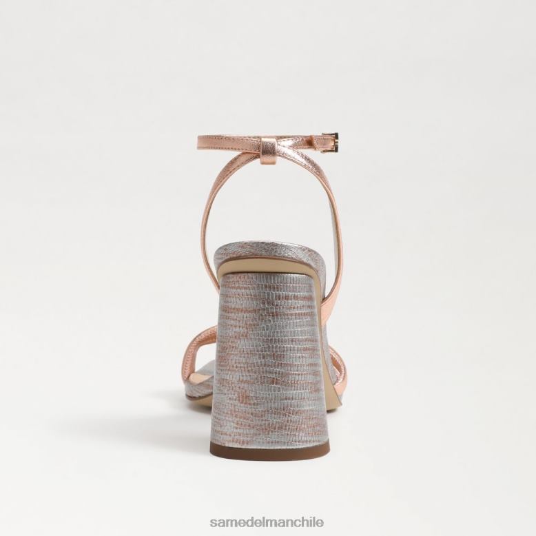 Sam Edelman P802J112 calzado oro rosa mujer sandalia kia tacon bloque