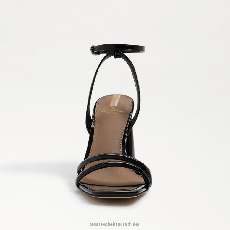 Sam Edelman P802J114 calzado charol negro mujer sandalia kia tacon bloque