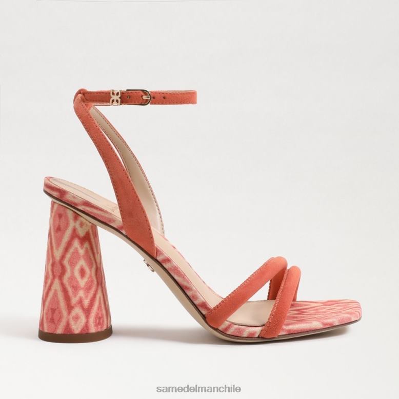 Sam Edelman P802J120 calzado rosa terracota mujer sandalia kia tacon bloque