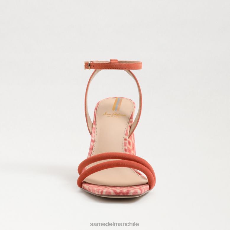 Sam Edelman P802J120 calzado rosa terracota mujer sandalia kia tacon bloque