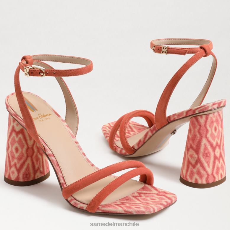 Sam Edelman P802J120 calzado rosa terracota mujer sandalia kia tacon bloque