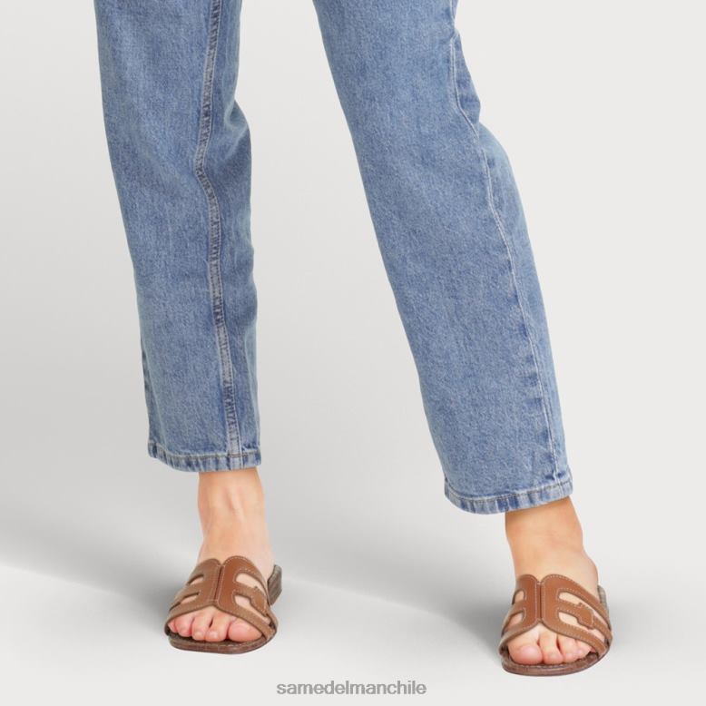 Sam Edelman P802J14 calzado cuero de silla de montar mujer sandalia tipo bahía