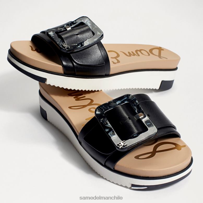 Sam Edelman P802J183 calzado cuero negro mujer sandalias ariane
