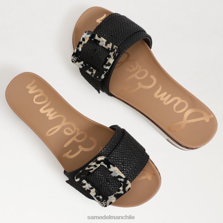 Sam Edelman P802J184 calzado tejido negro mujer sandalias ariane