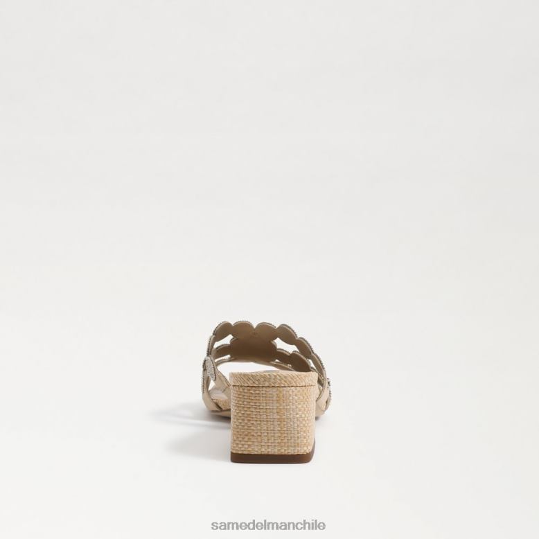 Sam Edelman P802J185 calzado hoja de oro mujer sandalia de tacón bloque deslizante de invierno