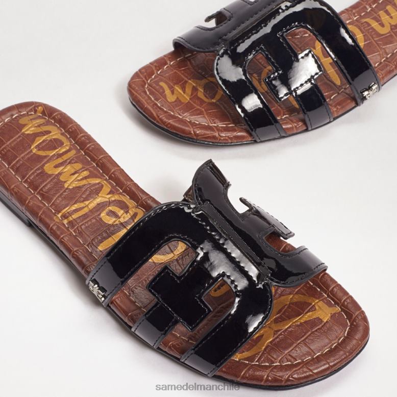 Sam Edelman P802J21 calzado charol negro mujer sandalia tipo bahía