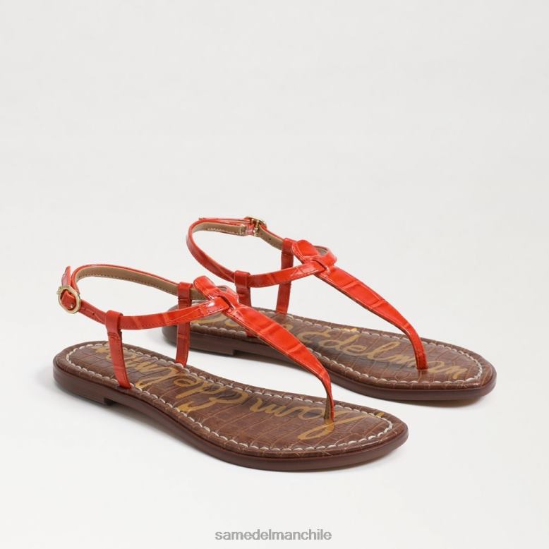 Sam Edelman P802J225 calzado amapola naranja mujer sandalia tanga gigi