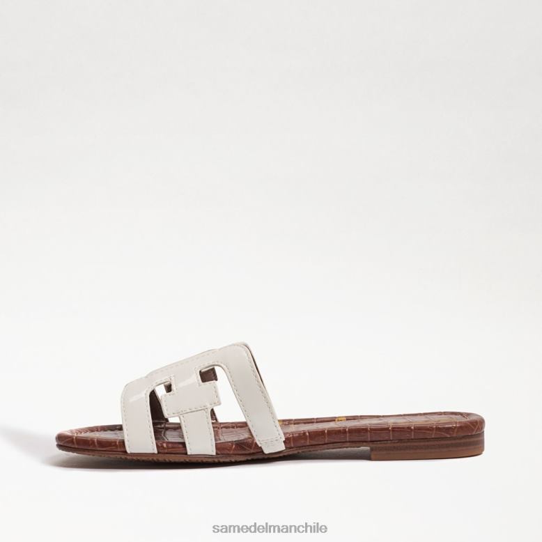 Sam Edelman P802J22 calzado patente blanca mujer sandalia tipo bahía