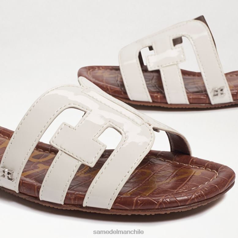 Sam Edelman P802J22 calzado patente blanca mujer sandalia tipo bahía