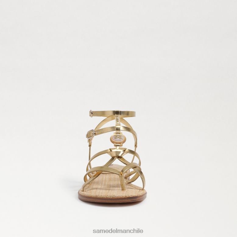 Sam Edelman P802J249 calzado oro ámbar mujer sandalia gladiador gwen