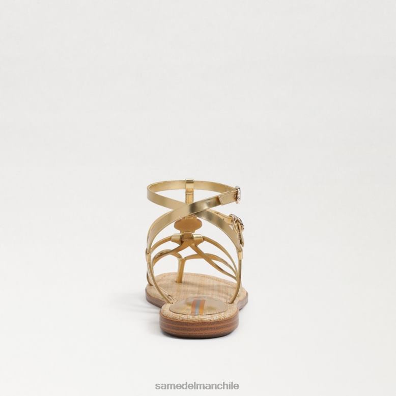Sam Edelman P802J249 calzado oro ámbar mujer sandalia gladiador gwen