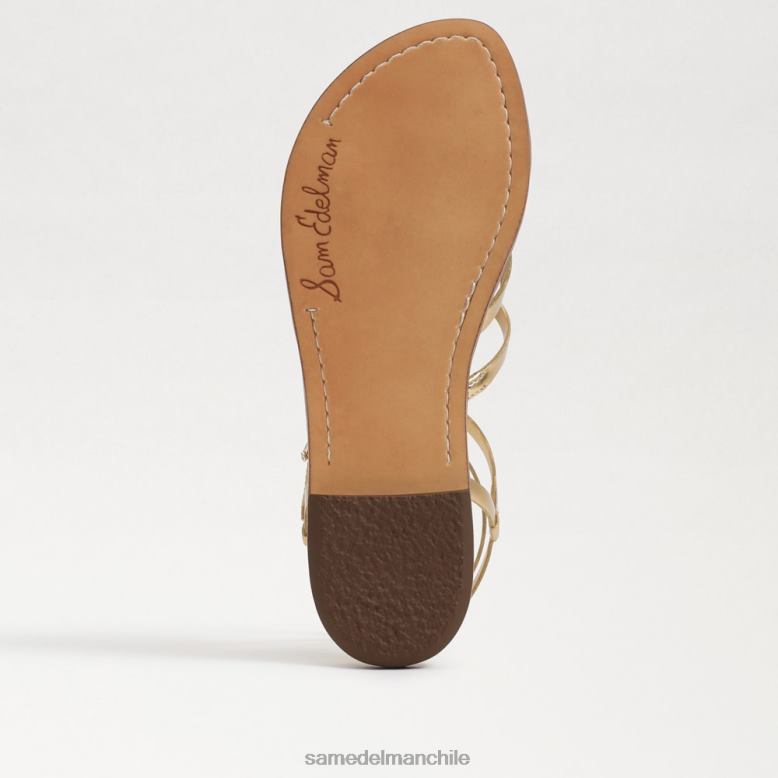 Sam Edelman P802J249 calzado oro ámbar mujer sandalia gladiador gwen