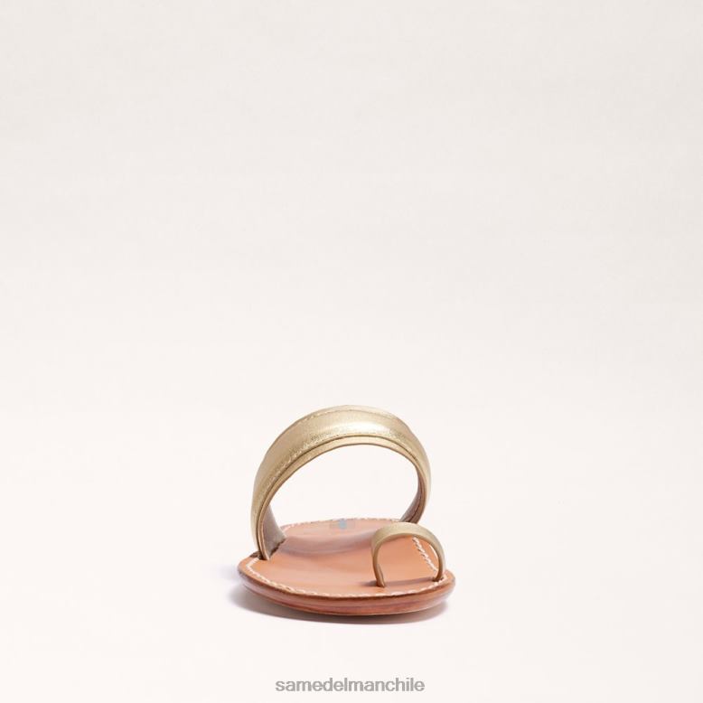 Sam Edelman P802J257 calzado oro ámbar mujer sandalia margit con anillo en el dedo
