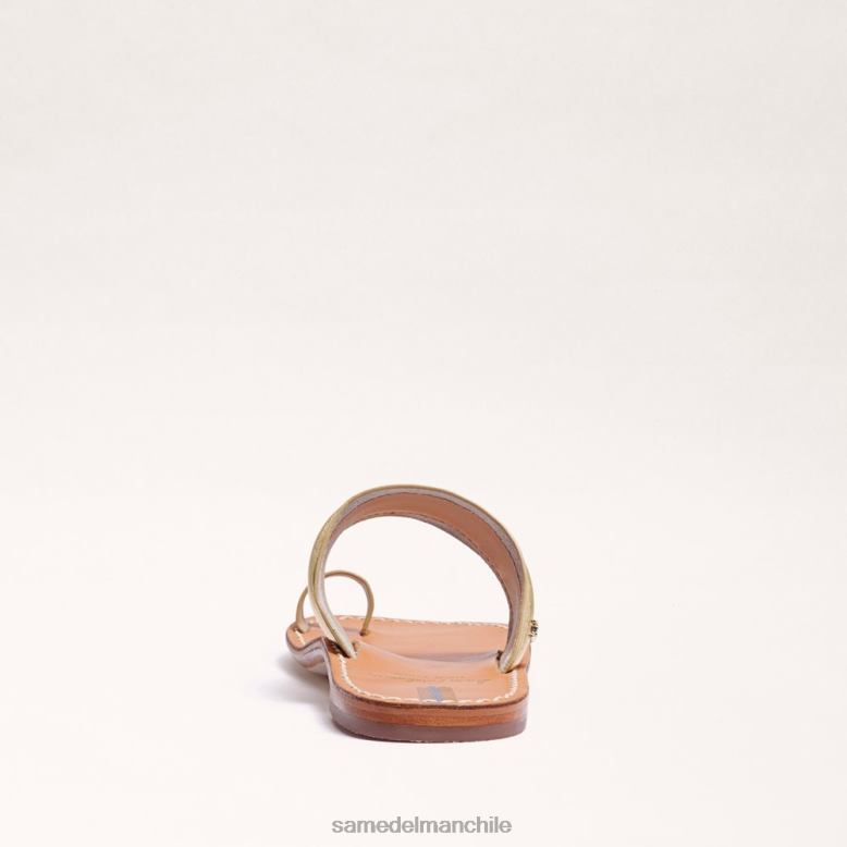 Sam Edelman P802J257 calzado oro ámbar mujer sandalia margit con anillo en el dedo