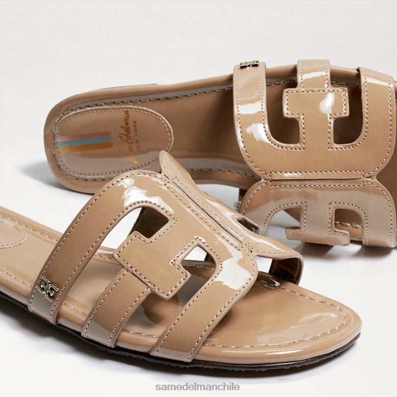 Sam Edelman P802J378 calzado patente de almendra mujer sandalia tipo bahía