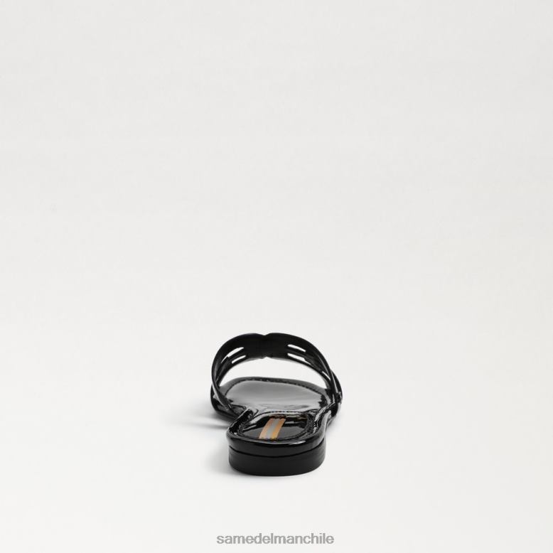 Sam Edelman P802J379 calzado charol negro mujer sandalia tipo bahía