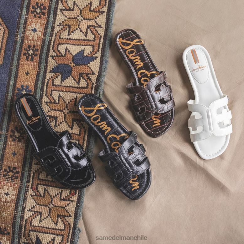 Sam Edelman P802J379 calzado charol negro mujer sandalia tipo bahía