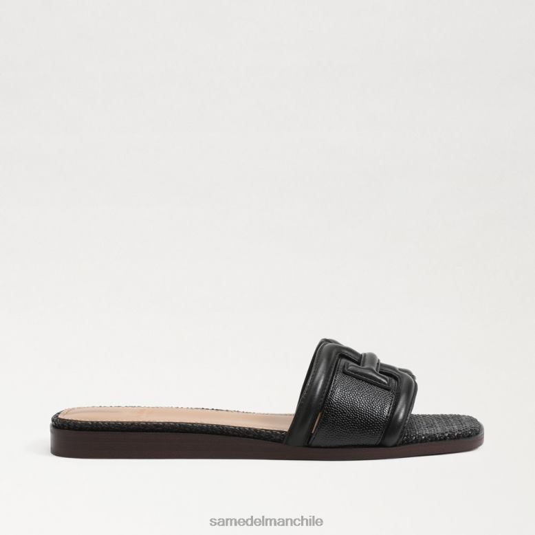 Sam Edelman P802J3 calzado lagarto negro mujer sandalia irina