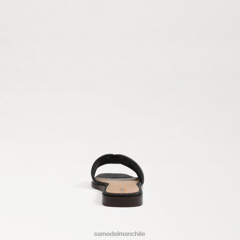 Sam Edelman P802J3 calzado lagarto negro mujer sandalia irina