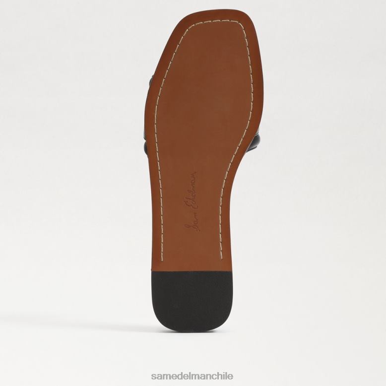 Sam Edelman P802J3 calzado lagarto negro mujer sandalia irina