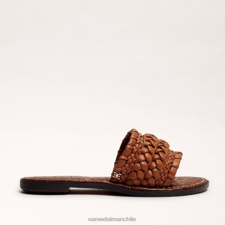 Sam Edelman P802J404 calzado marrón cuio claro mujer sandalia tejida giada