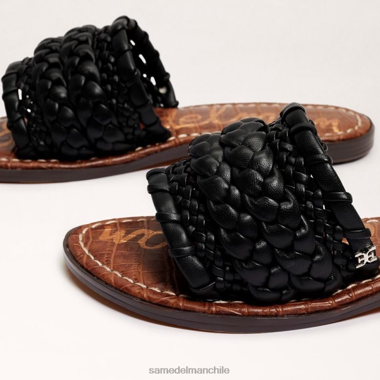 Sam Edelman P802J405 calzado negro mujer sandalia tejida giada