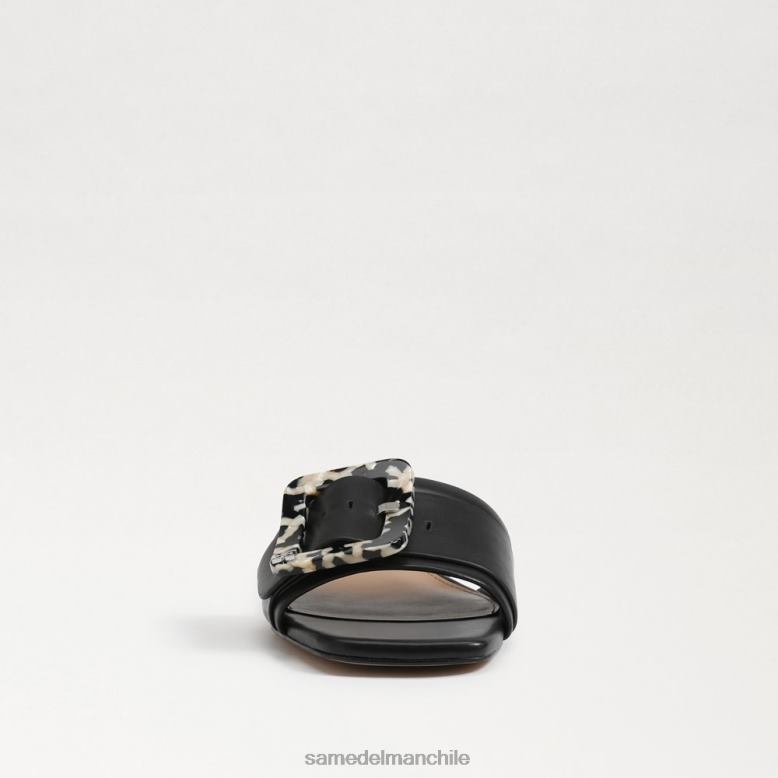 Sam Edelman P802J419 calzado cuero negro mujer sandalia diaconada