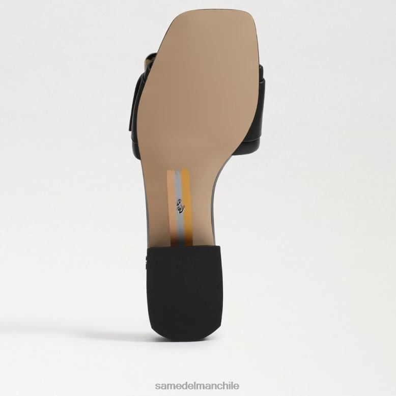 Sam Edelman P802J419 calzado cuero negro mujer sandalia diaconada