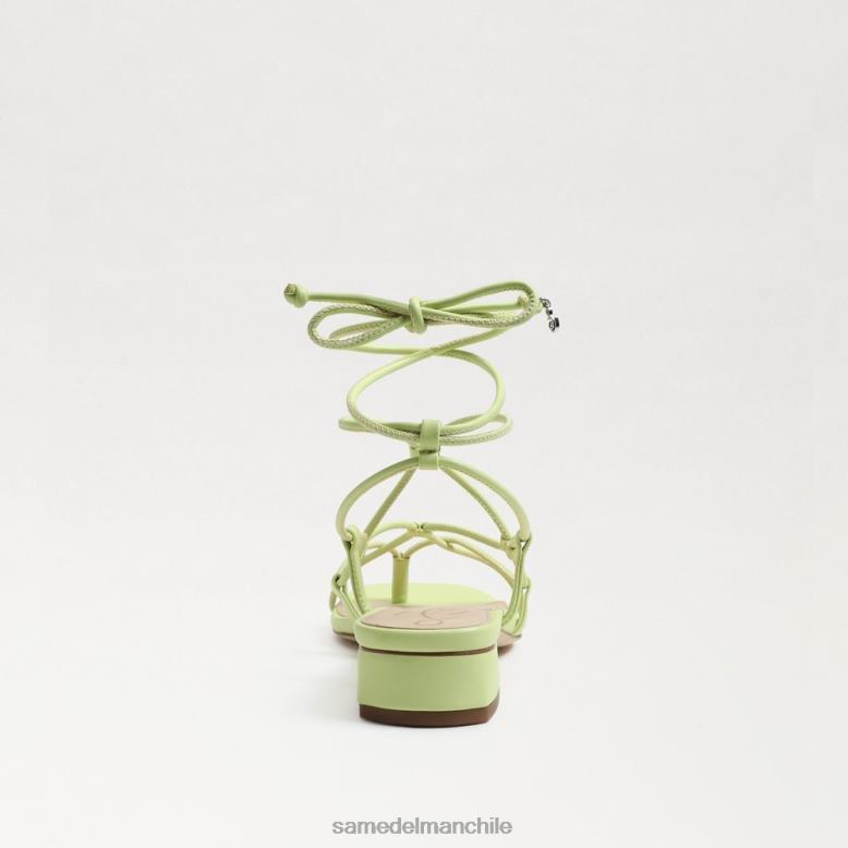 Sam Edelman P802J423 calzado cuero de kiwi mujer sandalia chiflada