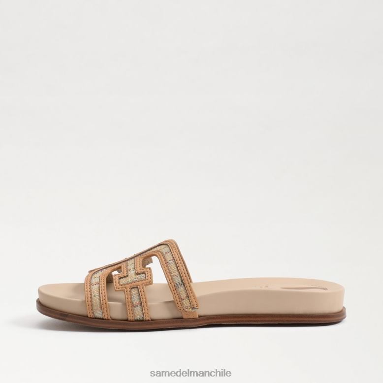 Sam Edelman P802J424 calzado multirafia natural mujer sandalia nettie con múltiples diapositivas
