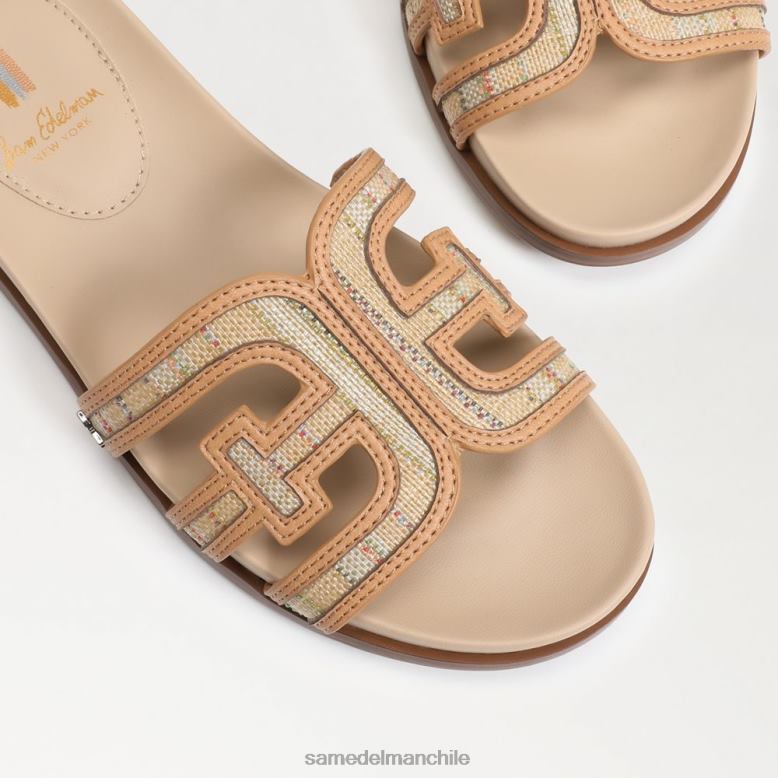 Sam Edelman P802J424 calzado multirafia natural mujer sandalia nettie con múltiples diapositivas