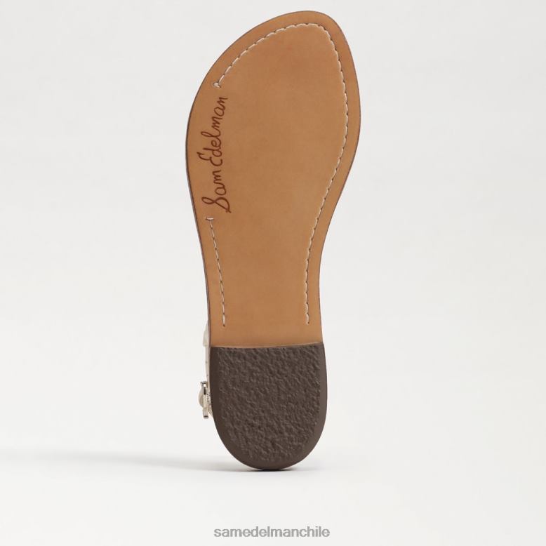 Sam Edelman P802J496 calzado marfil moderno mujer sandalia de tanga retro gigi
