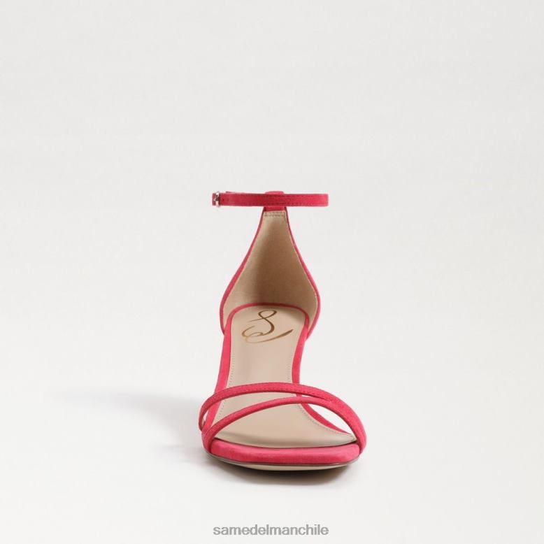Sam Edelman P802J507 calzado gamuza ultra fucsia mujer sandalia peonie con tacón gatito