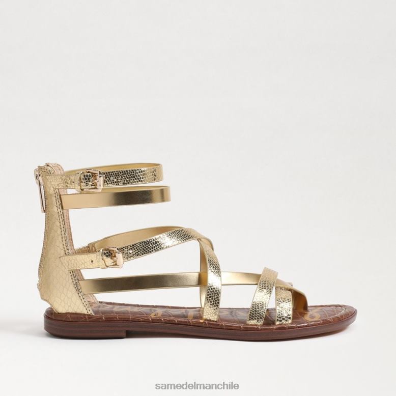 Sam Edelman P802J530 calzado oro ámbar mujer sandalias de gladiador gibbs