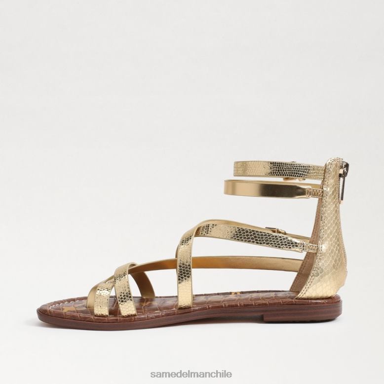 Sam Edelman P802J530 calzado oro ámbar mujer sandalias de gladiador gibbs