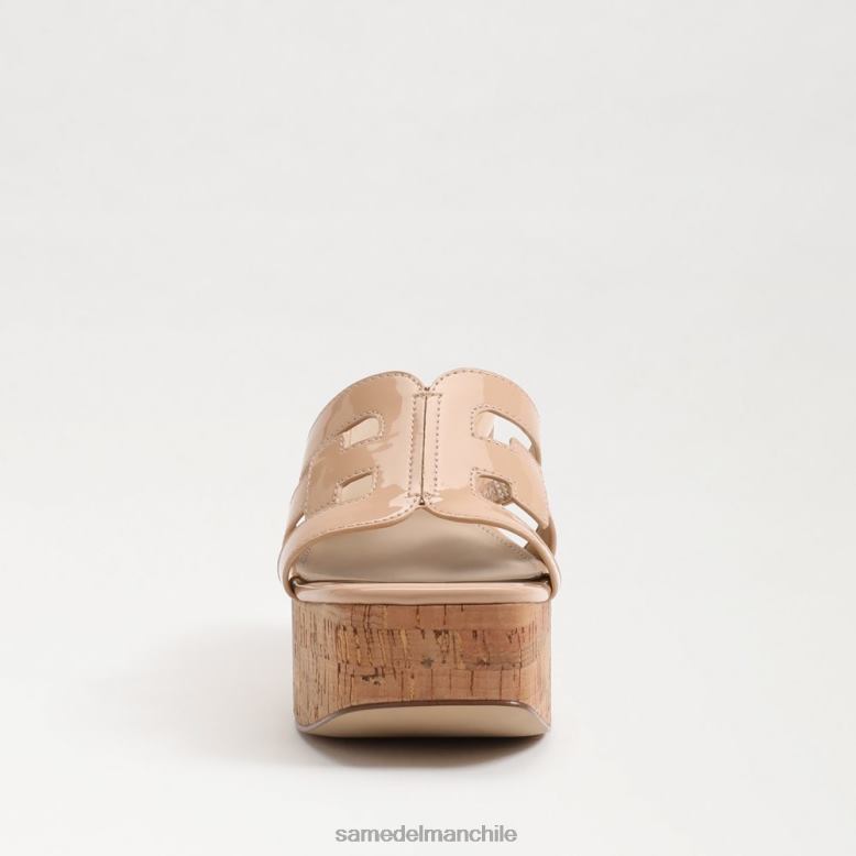 Sam Edelman P802J549 calzado charol rubor beige mujer sandalia con plataforma para desarrolladores