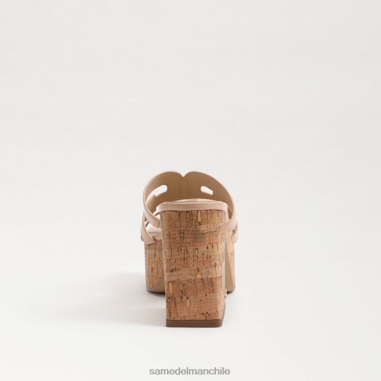 Sam Edelman P802J549 calzado charol rubor beige mujer sandalia con plataforma para desarrolladores