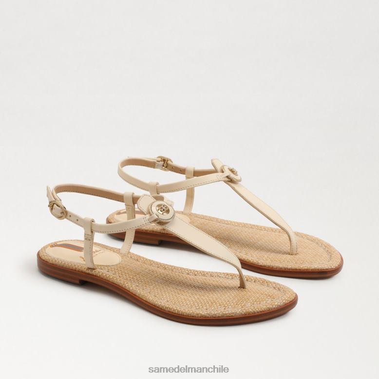Sam Edelman P802J558 calzado marfil moderno mujer sandalia de dedo gigi signet