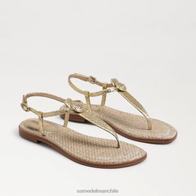 Sam Edelman P802J560 calzado oro mujer sandalia de dedo gigi signet