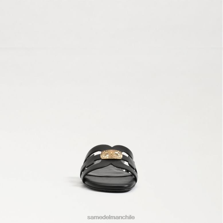 Sam Edelman P802J575 calzado cuero negro mujer sandalia bay radiante