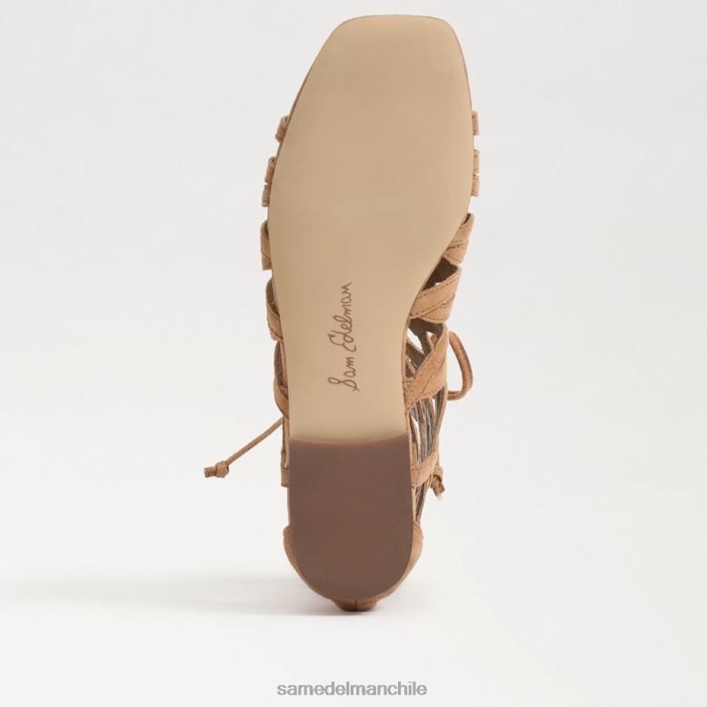Sam Edelman P802J608 calzado camello mujer sandalia gladiadora lara
