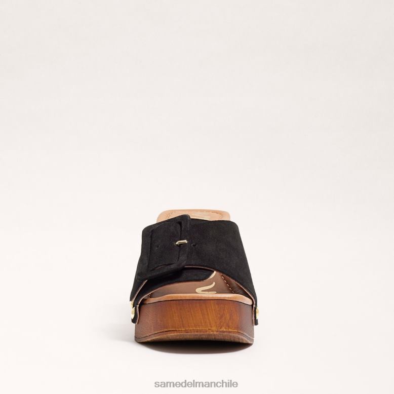 Sam Edelman P802J60 calzado ante negro mujer sandalia plataforma marcia