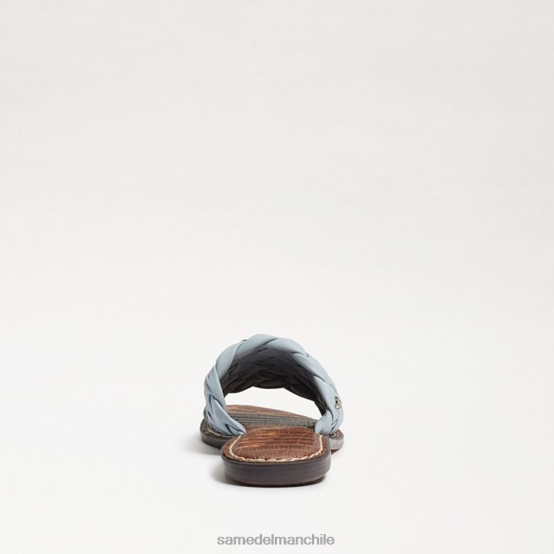 Sam Edelman P802J635 calzado cuero azul riviera mujer sandalias griffin tejidas