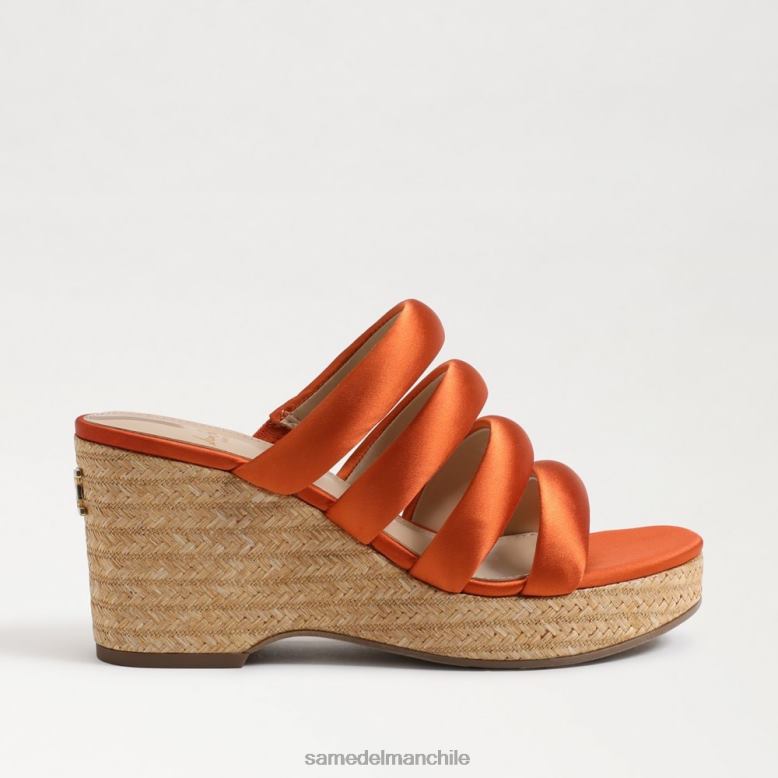 Sam Edelman P802J684 calzado naranja cali mujer tacón de cuña de plataforma yuki