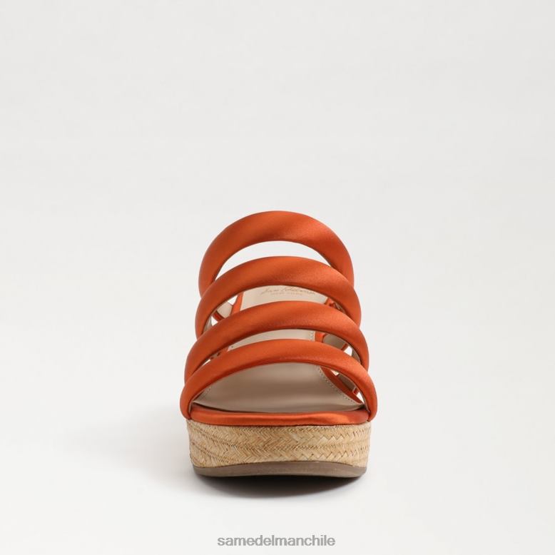Sam Edelman P802J684 calzado naranja cali mujer tacón de cuña de plataforma yuki
