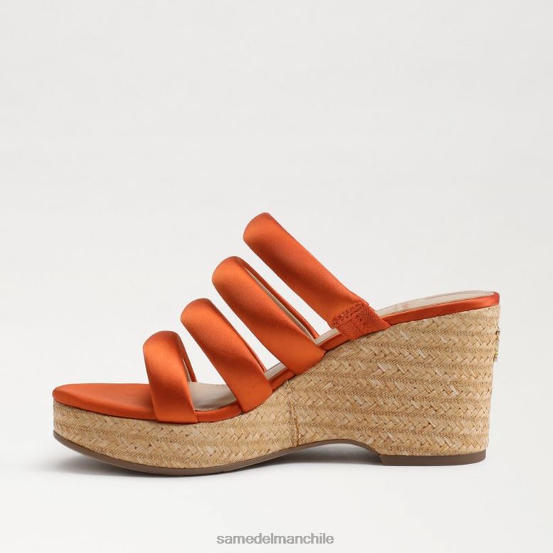 Sam Edelman P802J684 calzado naranja cali mujer tacón de cuña de plataforma yuki