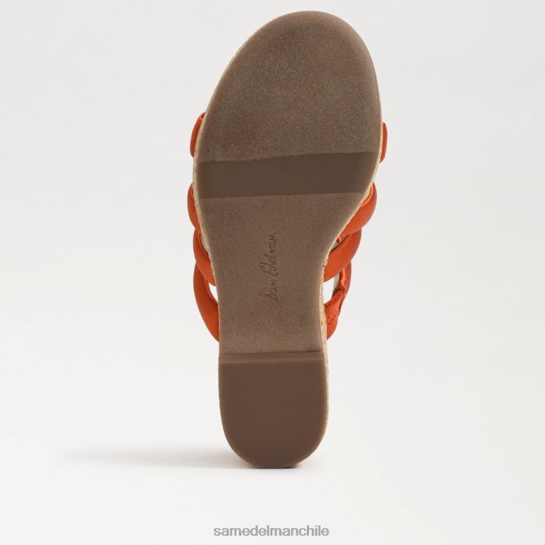 Sam Edelman P802J684 calzado naranja cali mujer tacón de cuña de plataforma yuki